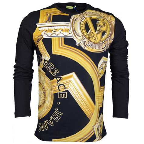 versace t-shirts men|Versace long sleeve shirt men.